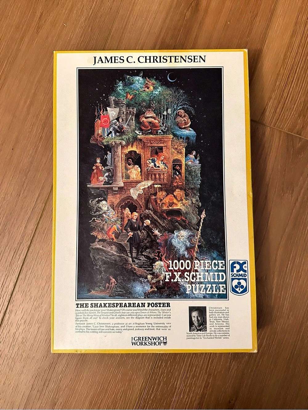 FX Schmid The Shakespearean Poster 1000 Piece Puzzle 1000-Piece Puzzle ✨